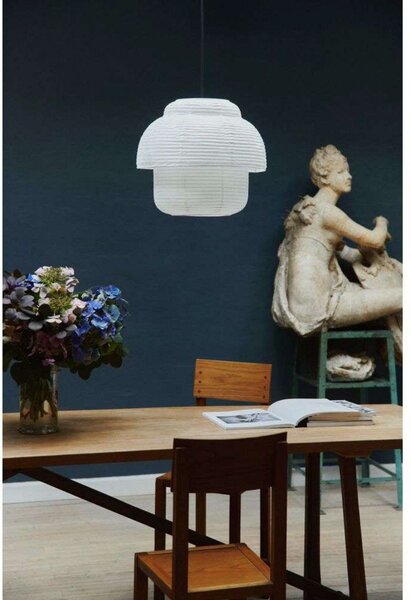 Lampa Wisząca Made By Hand, żółty, jadalnia, papier | karton