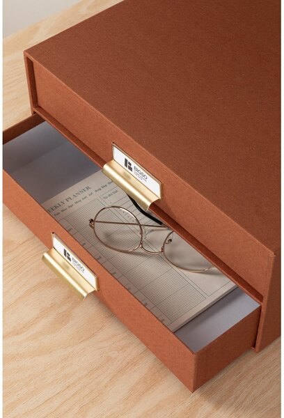 Kartonowy organizer z szufladką Birger Restore Paper Laminate – Bigso