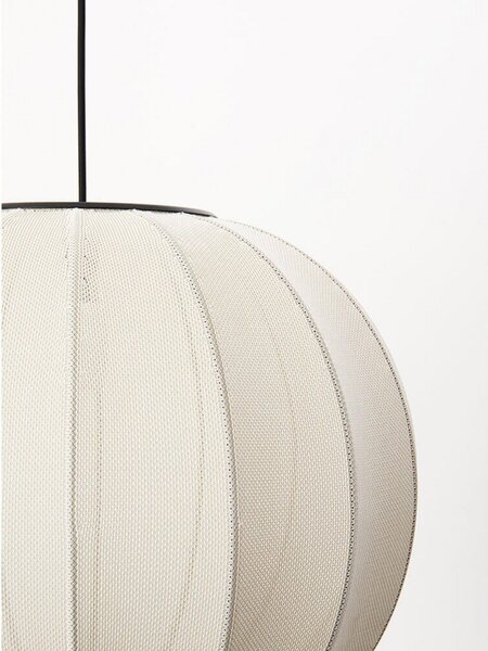 Knit-Wit 45 Round Lampa Wisząca Pearl White - Made By Hand