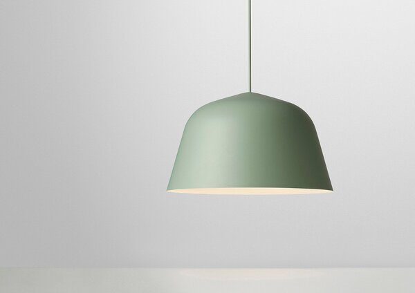 Lampa Wisząca Muuto, zielony, jadalnia, aluminium