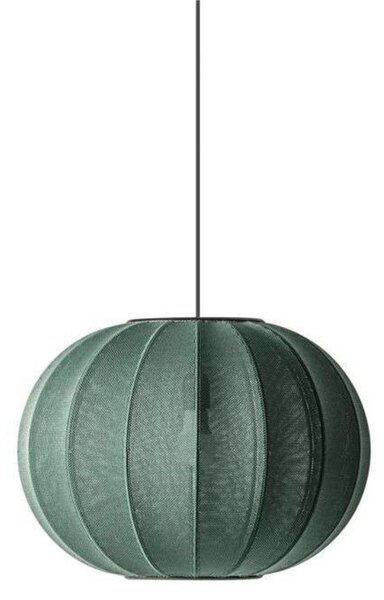 Knit-Wit 45 Round Lampa Wisząca Tweed Green - Made By Hand