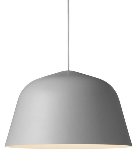 Lampa Wisząca Muuto, szary, jadalnia, aluminium