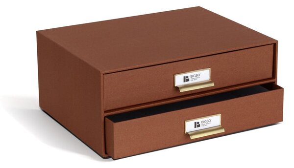Kartonowy organizer z szufladką Birger Restore Paper Laminate – Bigso