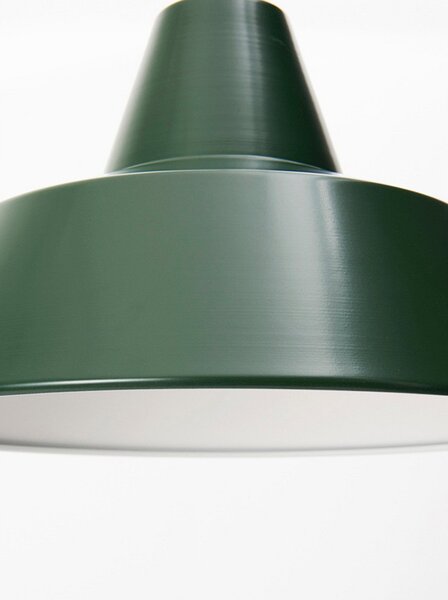 Lampa Wisząca Made By Hand, Workshop W1, ściemnialny, zielony, salon, aluminium, design