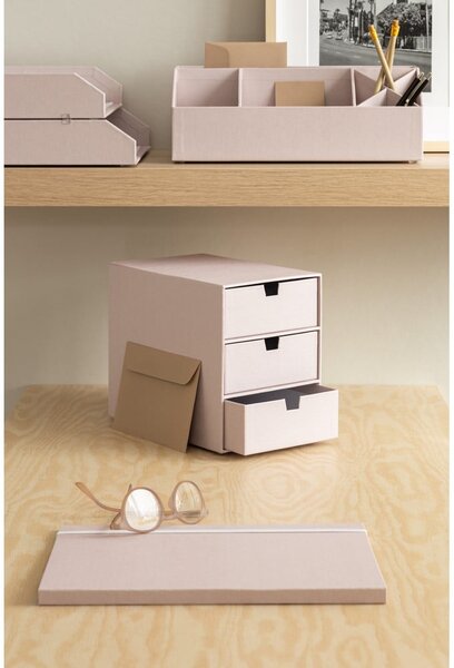 Kartonowy organizer z szufladką Ingrid Restore Paper Laminate – Bigso