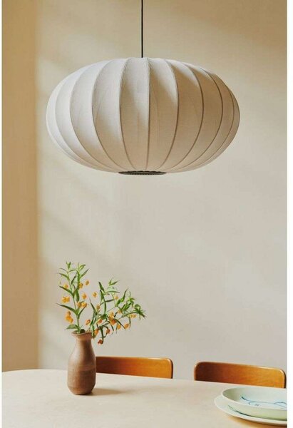 Knit-Wit 57 Oval Lampa Wisząca Pearl White - Made By Hand