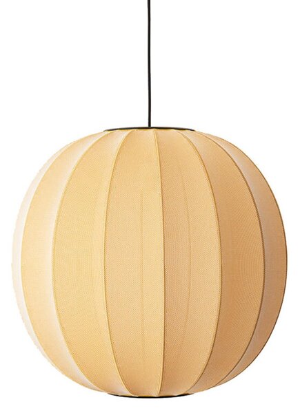 Lampa Wisząca Made By Hand, żółty, sypialnia, aluminium