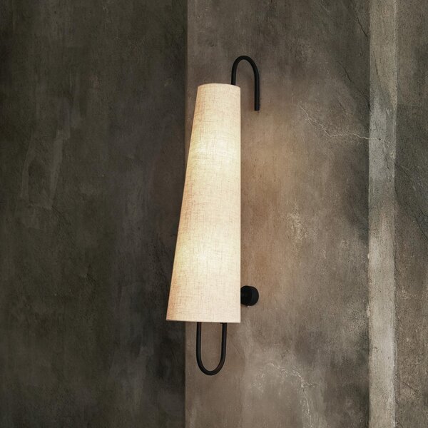 Lampa Ścienna ferm LIVING, Ancora, czarny, salon, metal, design