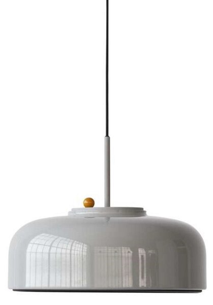 Lampa Wisząca PLEASE WAIT to be SEATED, ściemnialny, szary, jadalnia, aluminium