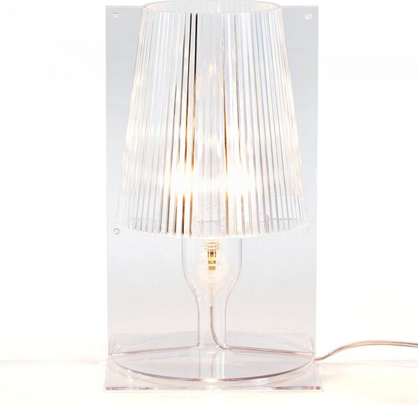 Lampa Stołowa Kartell, Take, transparentny, salon, tworzywo sztuczne, design