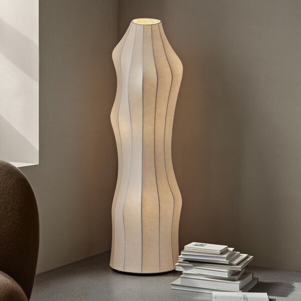 Lampa Podłogowa ferm LIVING, Dea, biały, salon, metal, design