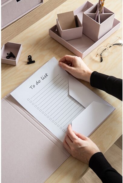 Kartonowy organizer na dokumenty Paulina Restore Paper Laminate A4 – Bigso
