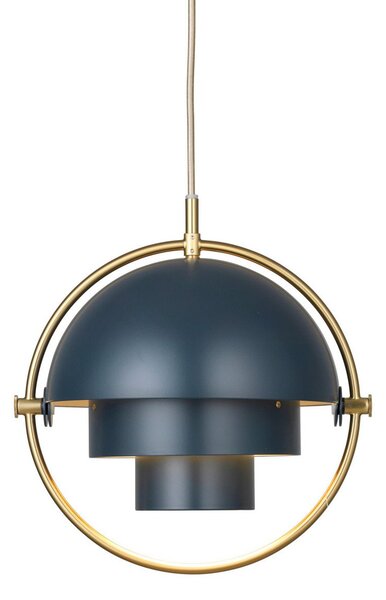 Lampa Wisząca GUBI, Multi-Lite, ściemnialny, niebieski, salon, metal, design