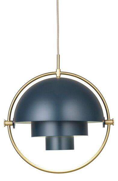 Lampa Wisząca GUBI, Multi-Lite, ściemnialny, niebieski, salon, metal, design