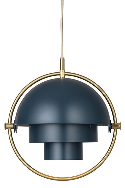 Lampa Wisząca GUBI, Multi-Lite, ściemnialny, niebieski, salon, metal, design