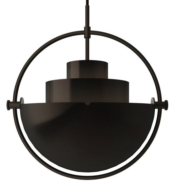 Lampa Wisząca GUBI, Multi-Lite, ściemnialny, czarny, salon, metal, design