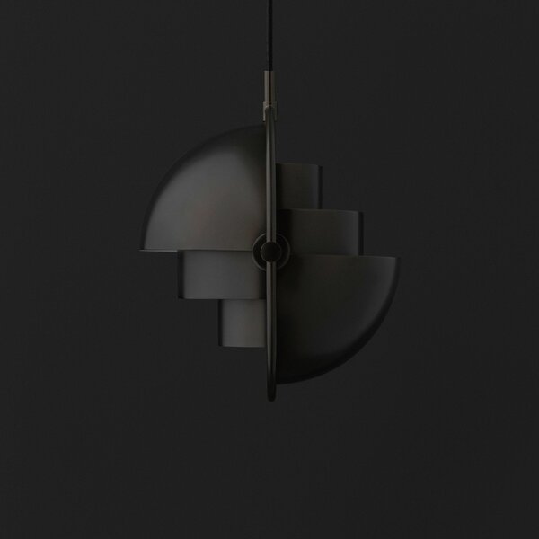 Lampa Wisząca GUBI, Multi-Lite, ściemnialny, czarny, salon, metal, design