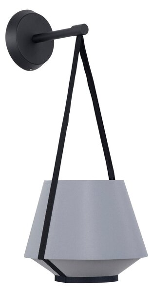 Lampa Ścienna Forestier, Carrie XS, ściemnialny, szary, salon, tkanina | tekstylia, design