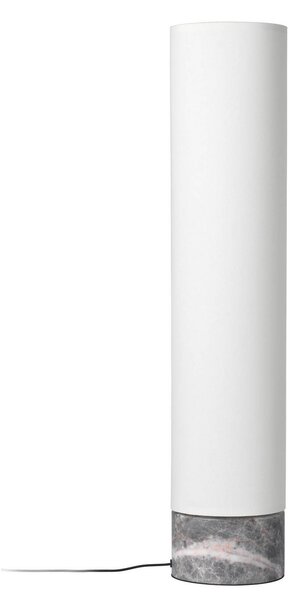 Lampa Podłogowa GUBI, Unbound, ściemnialny, szary, salon, kamień, skandynawski