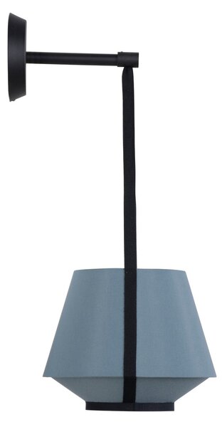 Lampa Ścienna Forestier, Carrie XS, ściemnialny, niebieski, salon, tkanina | tekstylia, design
