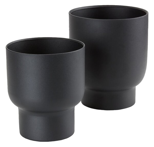 Metalowe osłonki na doniczki zestaw 2 szt. ø 16 cm Fulda – House Nordic