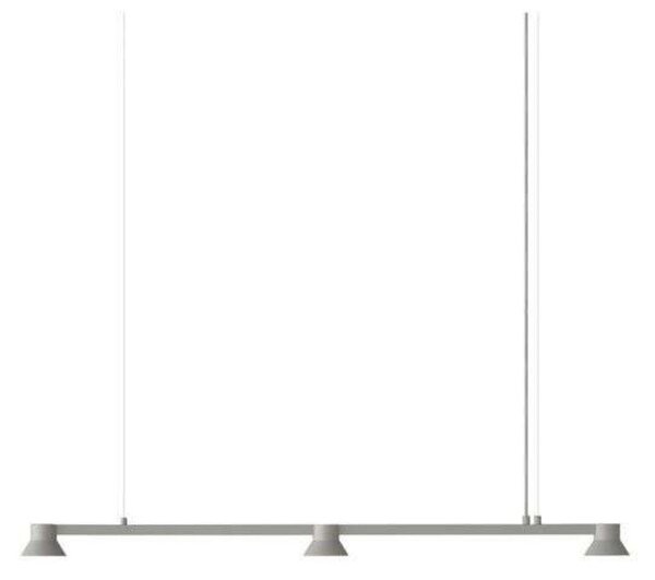 Lampa Wisząca Normann Copenhagen, ściemnialny, szary, jadalnia, aluminium