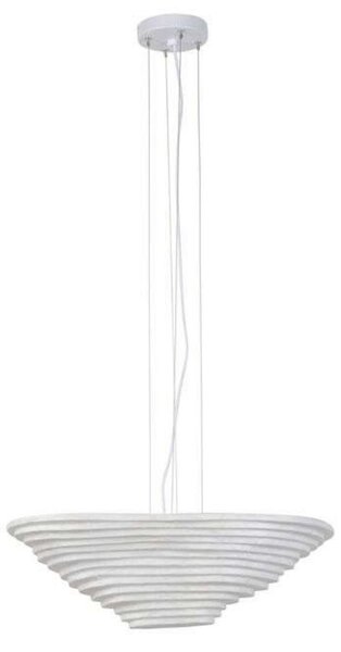 Lampa Wisząca Forestier, Nebulis, ściemnialny, biały, salon, tkanina | tekstylia, design