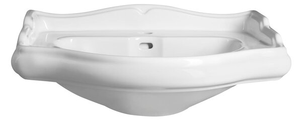 Biała ceramiczna umywalka 69x52 cm Retro – Sapho