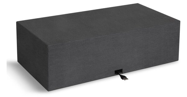 Kartonowy organizer na dokumenty z szufladką Ted Canvas Paper Laminate – Bigso