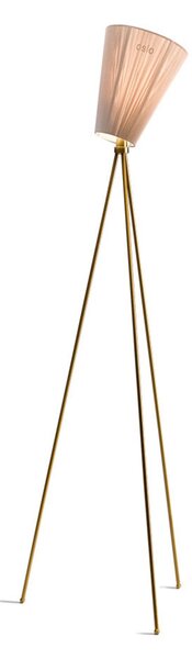Lampa Podłogowa Northern, złoty | mosiężny, salon, metal