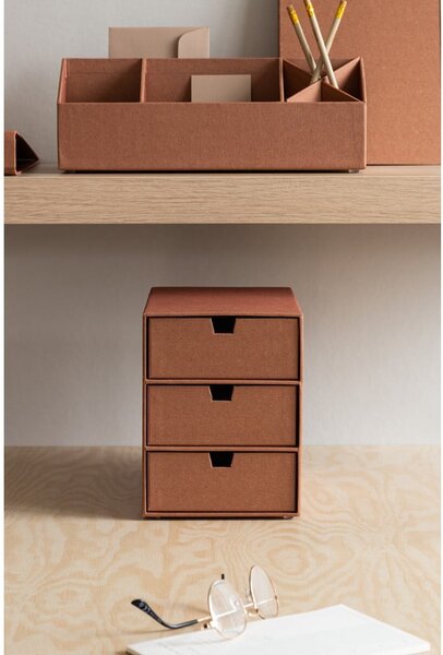 Kartonowy organizer z szufladką Ingrid Restore Paper Laminate – Bigso