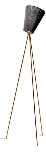 Lampa Podłogowa Northern, złoty | mosiężny, salon, metal