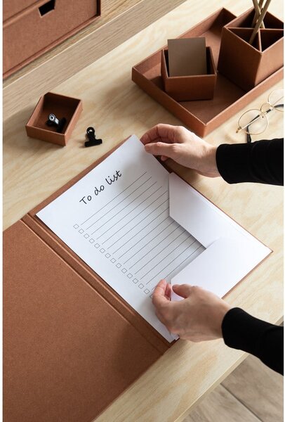 Kartonowy organizer na dokumenty Paulina Restore Paper Laminate A4 – Bigso