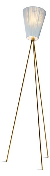 Lampa Podłogowa Northern, złoty | mosiężny, salon, metal