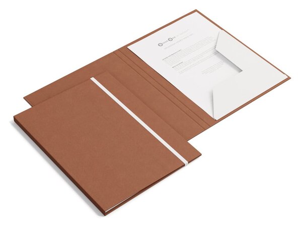 Kartonowy organizer na dokumenty Paulina Restore Paper Laminate A4 – Bigso