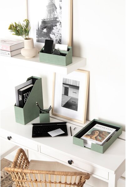 Kartonowe organizery zestaw 4 szt. Hugo Canvas Paper Laminate – Bigso