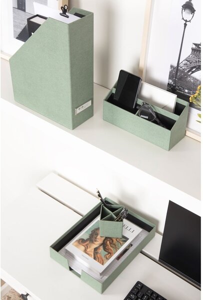 Kartonowe organizery zestaw 4 szt. Hugo Canvas Paper Laminate – Bigso