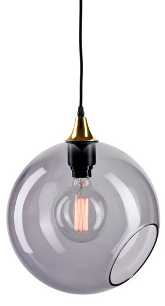 Lampa Wisząca DESIGN BY US, szary, szkło