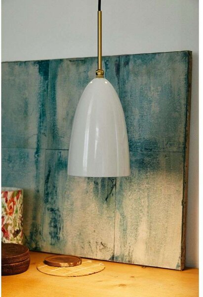 Lampa Wisząca GUBI, biały, salon, metal