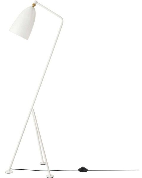 Gräshoppa Lampa Podłogowa Glossy Alabaster White - GUBI