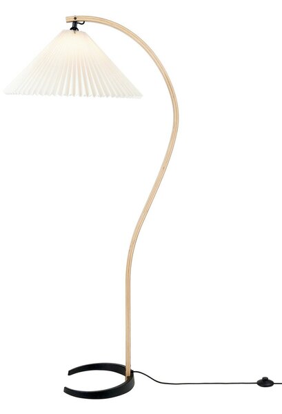 Lampa Podłogowa GUBI, Timberline, drewniany, salon, drewno, design