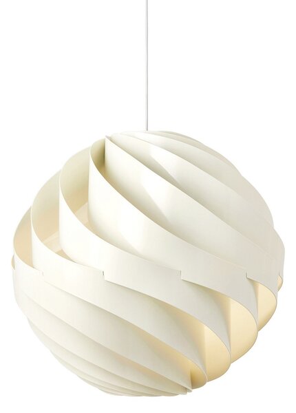 Lampa Wisząca GUBI, Turbo, ściemnialny, biały, salon, aluminium, design
