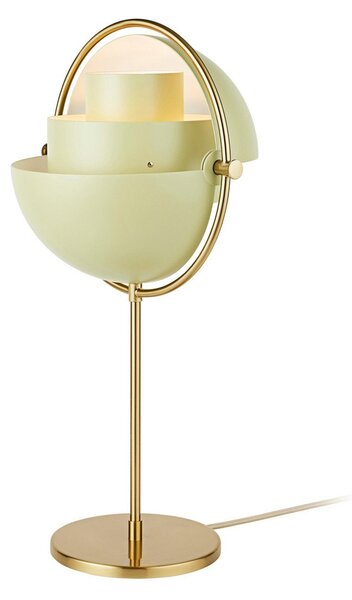 Lampa Stołowa GUBI, Multi-Lite, złoty | mosiężny, salon, metal, design