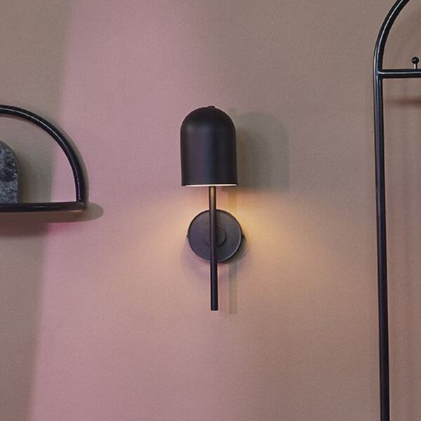 Lampa Ścienna AYTM, Luceo, ściemnialny, czarny, salon, metal, design