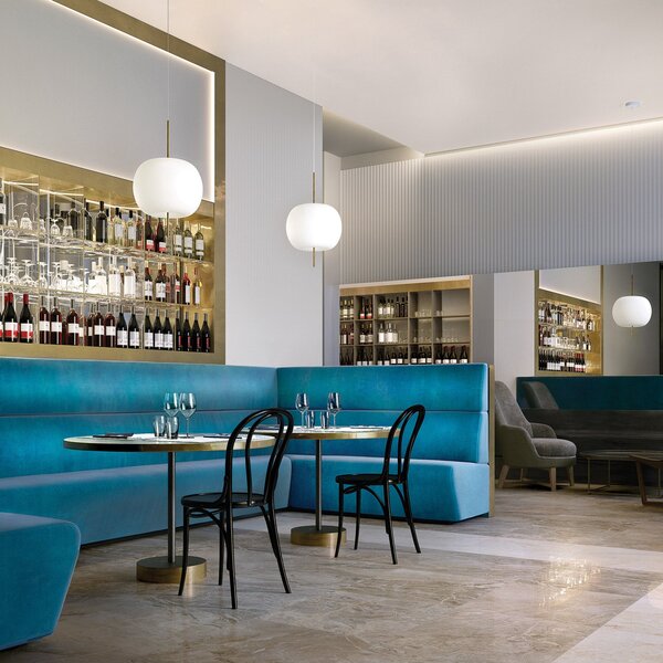Lampa Wisząca kdln, Kushi, ściemnialny, biały, salon, szkło, design