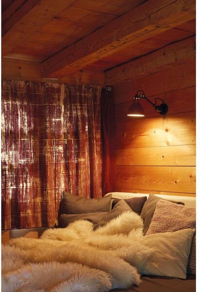 304CA Lampa Ścienna Czarno/Czarna/Miedź - Lampe Gras
