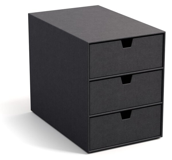 Kartonowy organizer z szufladką Ingrid Canvas Paper Laminate – Bigso
