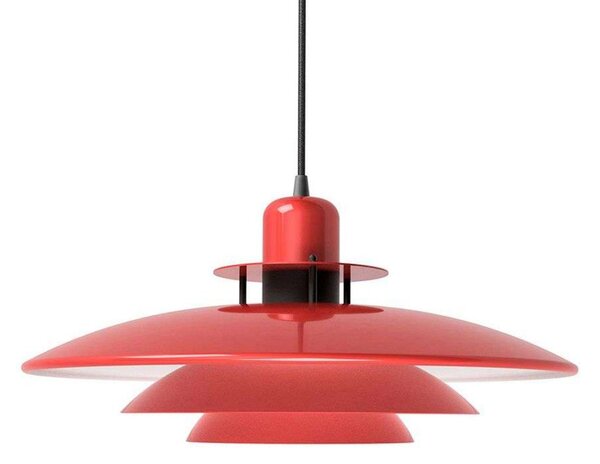 Primus I Lampa Wisząca Ø43 Glossy Red/Matt Black - Belid