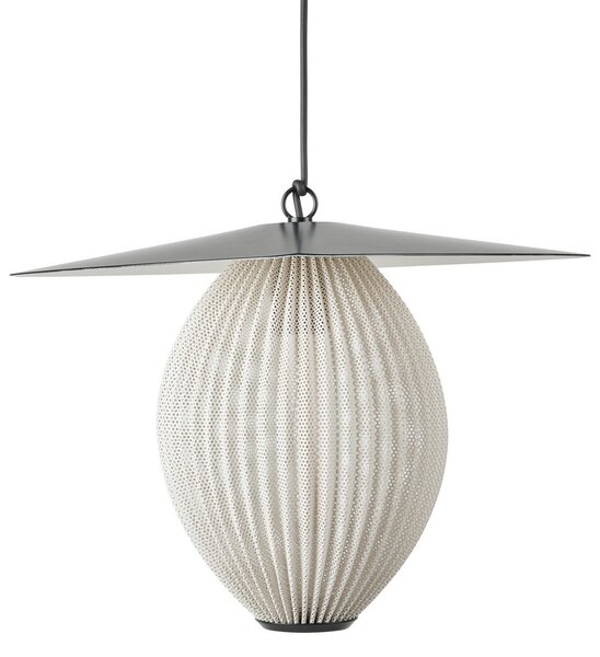 Zewnętrzna Lampa GUBI, Satellite, czarny, balkon, stal szlachetna, design