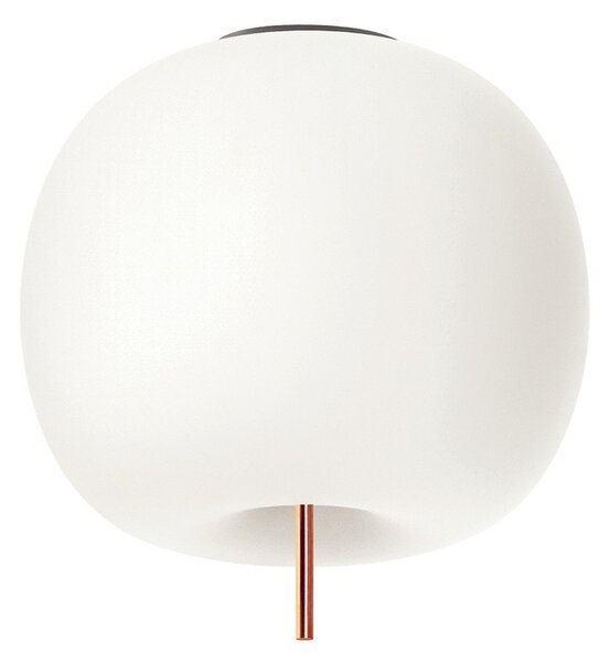 Lampa Sufitowa kdln, KUSHI 33, ściemnialny, biały, salon, szkło, design